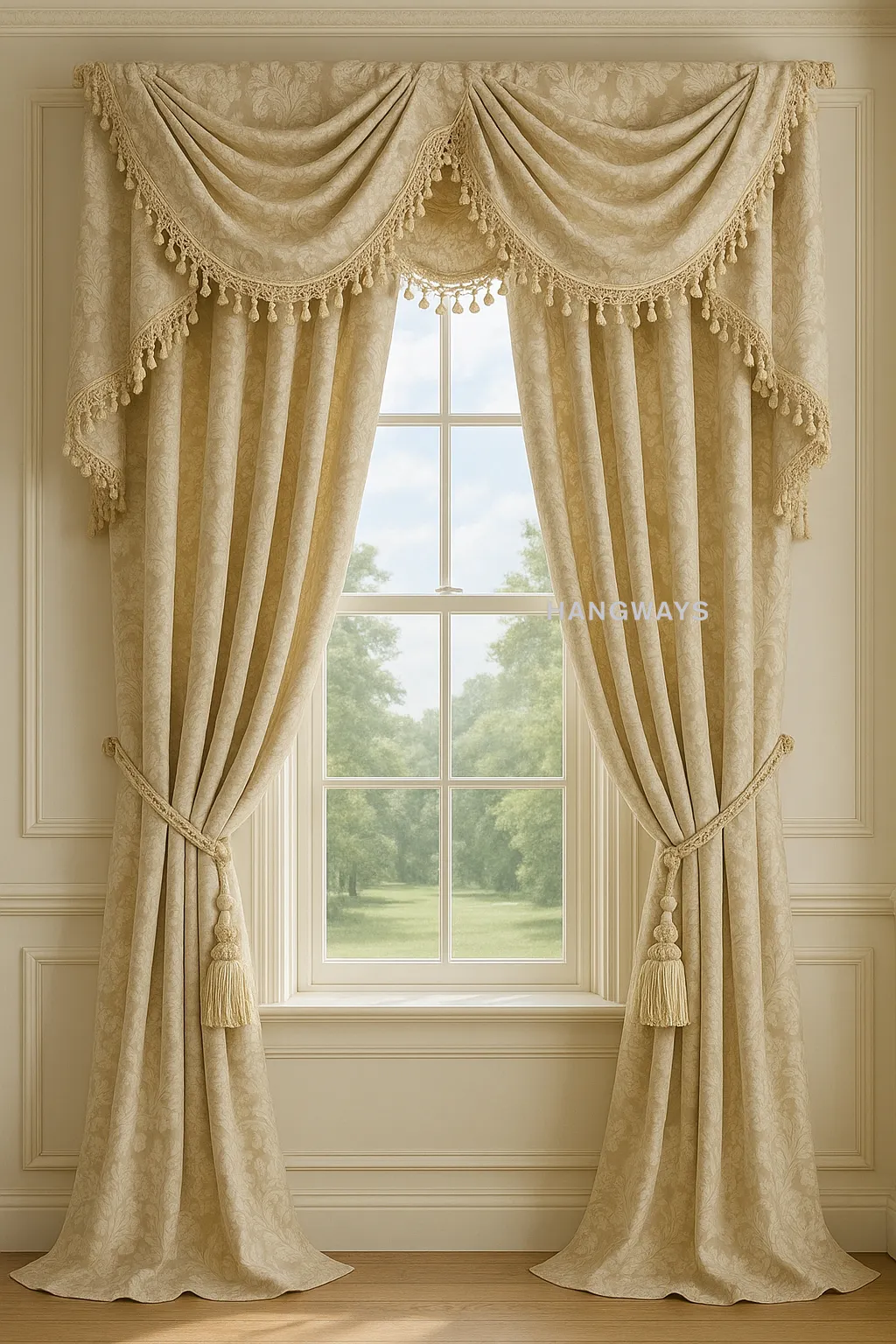 French style drapery