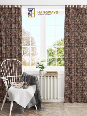 Colorful Vintage Pattern Curtains