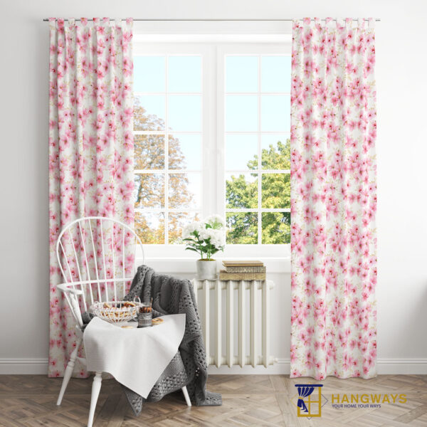 Best Elegant Pink Cherry Blossom Curtains – Blooming Floral Design