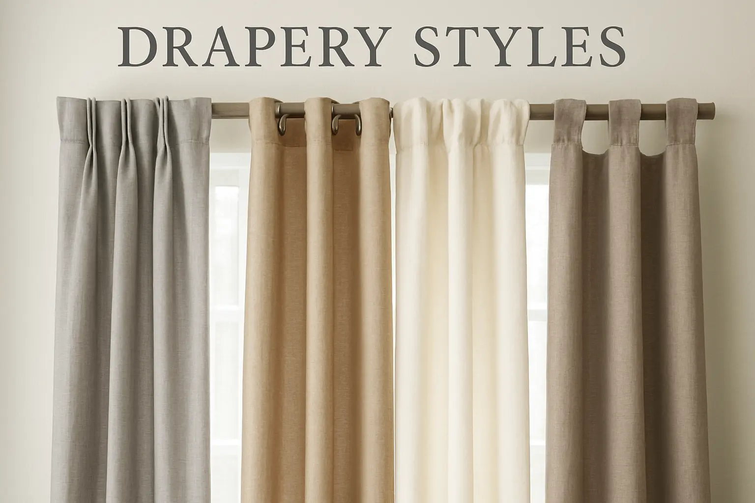 Drapery styles category – Hangways Curtains
