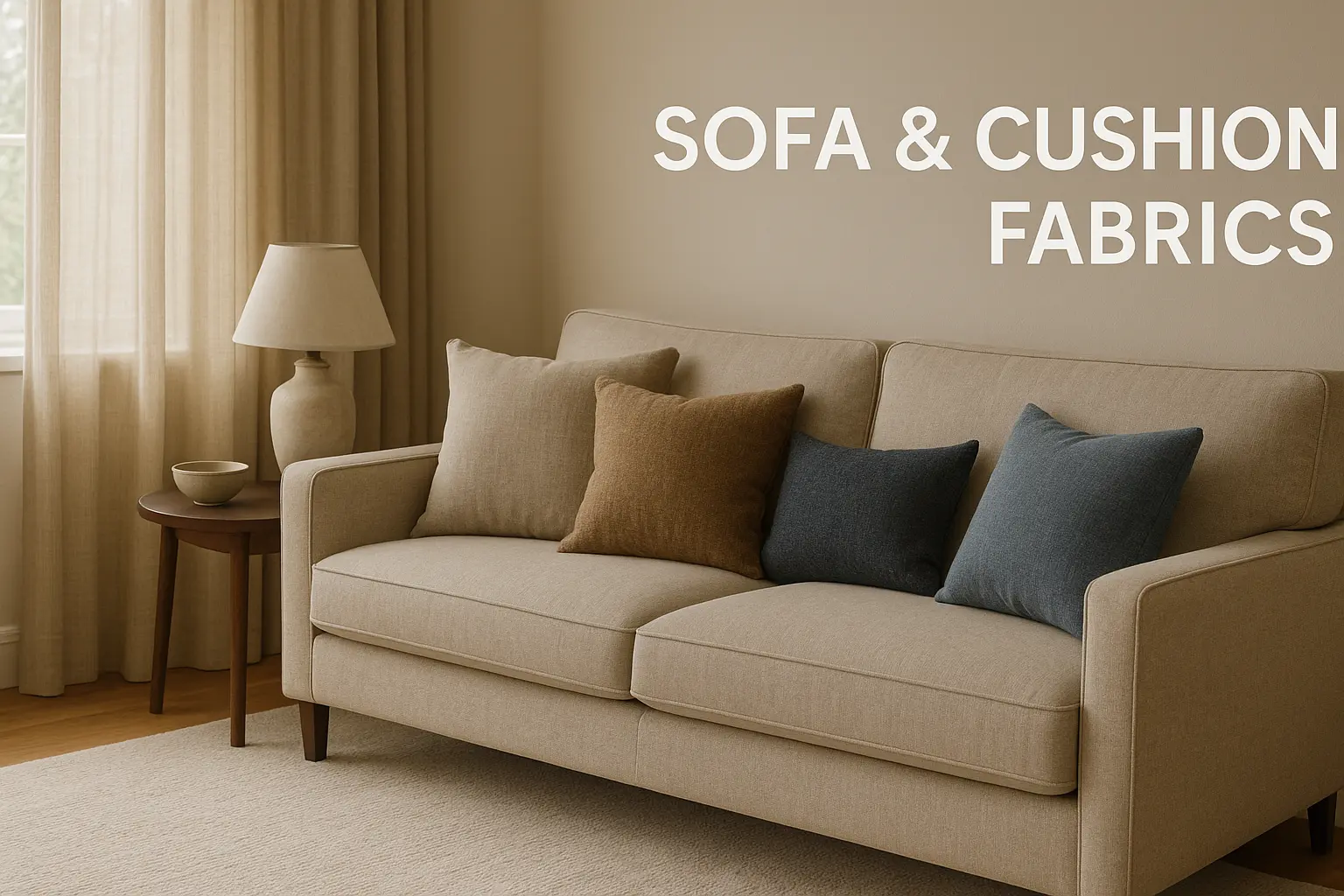 Sofa and cushion fabrics – Hangways